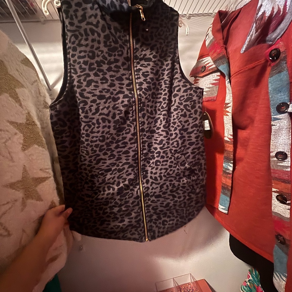 Leopard Print Women's Vest